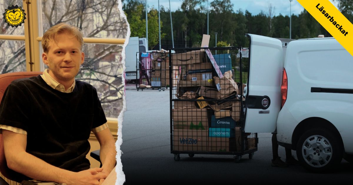 Pontus Gustavsson, förhandlare på Stockholms LS, har företrätt flera medlemmar som inte fått ut sina löner efter att ha arbetat med budbolaget Airmees leveranser.