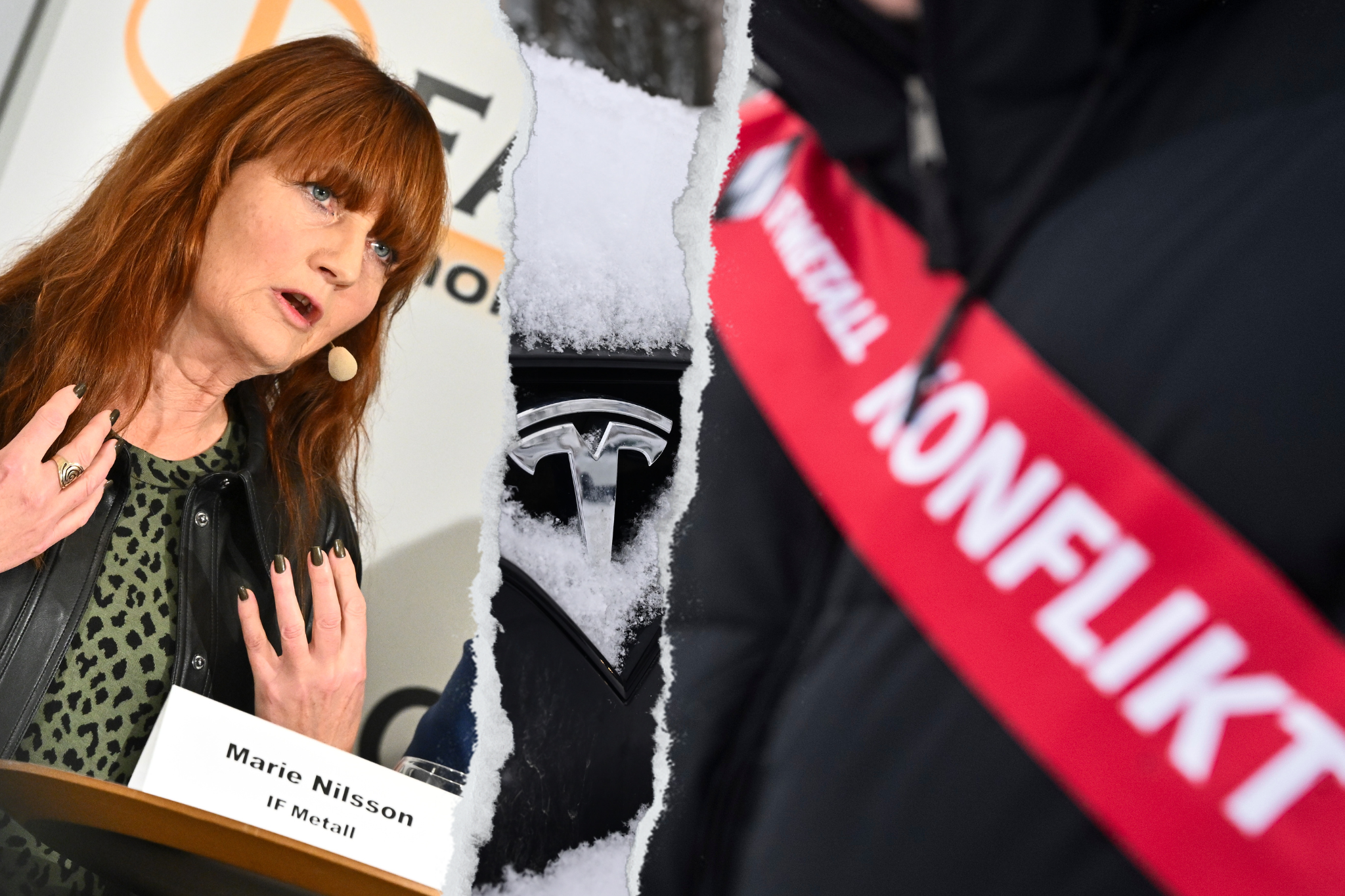 Marie Nilsson på IF Metall är beviken över att fler inte strejkar på Tesla